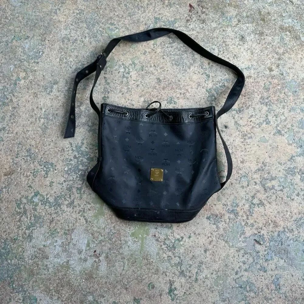 RARE MCM Shoulder Strap Bucket Bag